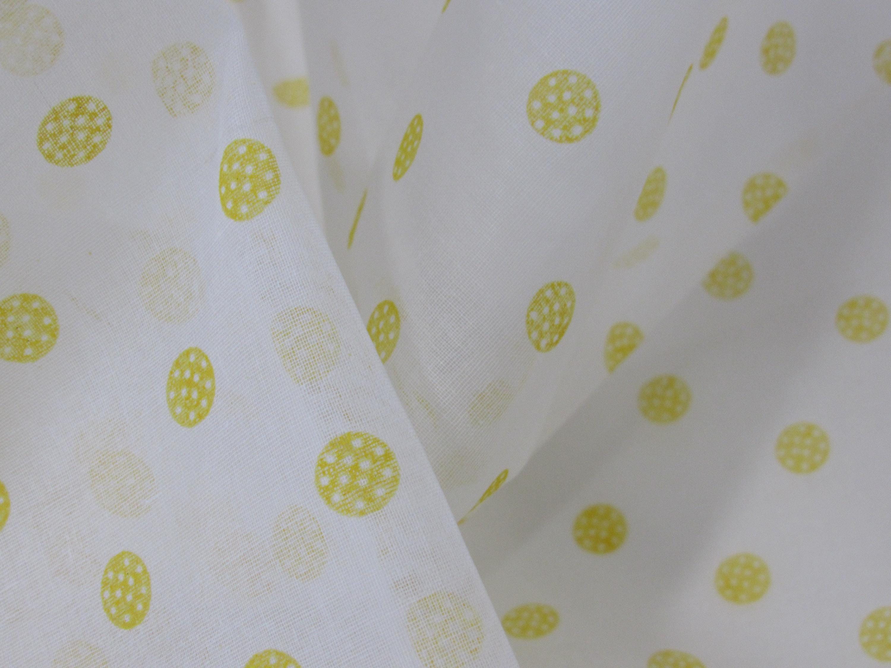 epa organdy dot（white） epa organdy dot（white） Vintage Navy Blue & White Polka Dot Sheer
