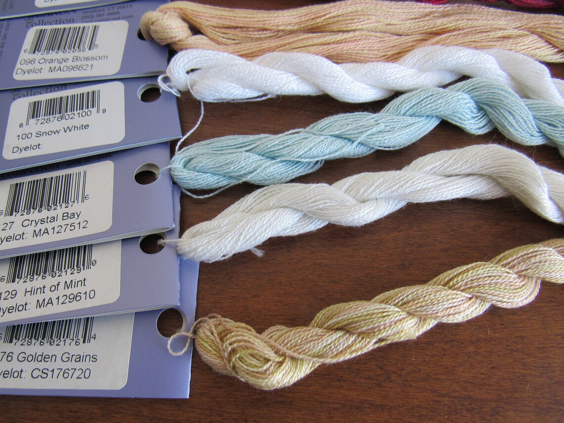 WILDFLOWERS by Caron Variegated Cotton Floss / Thread for Etsy