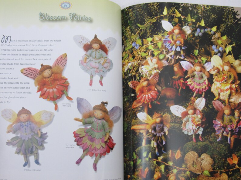 Salley Mavor Little People FELT WEE FOLK Craft Book Enchanting Projects Fairies and Fairy Tales Doll Making Pattern Book Sewing