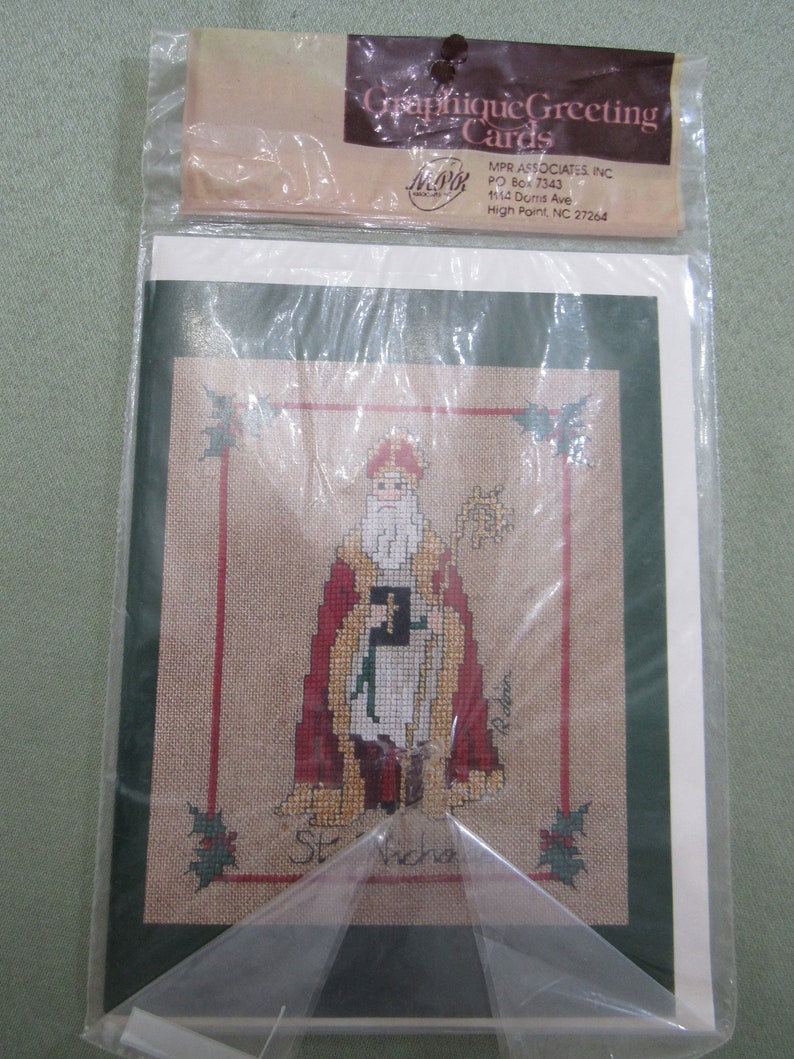 Christmas Counted Cross Stitch Pattern Saint Nicholas Card Embroidery Needlepoint Christmas Card Gift Pattern Holiday Cross Stitch Needlepoint Sewing Needlecraft Staniwills Com