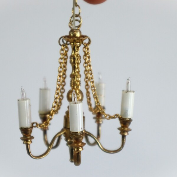 Miniature Chandelier Etsy