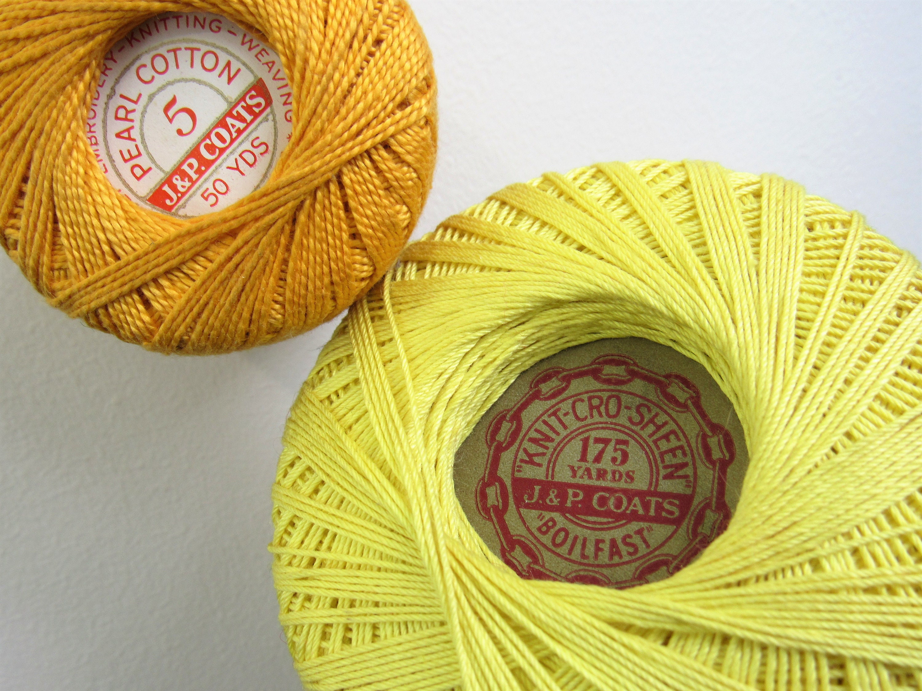 Crochet COTTON Vintage J P Coats 