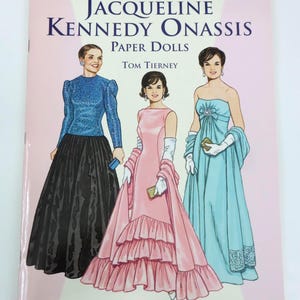 Jacqueline Kennedy Onassis Paper Dolls by Tom Tierney - Uncut Collectible