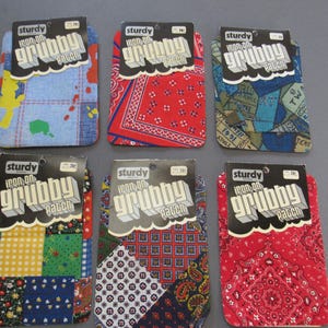 Choose One: Sturdy Mending Patches Vintage 1970s Grubby Twill Iron On Knee / Elbow Patch Hippie Boho Grunge USA 5x7"