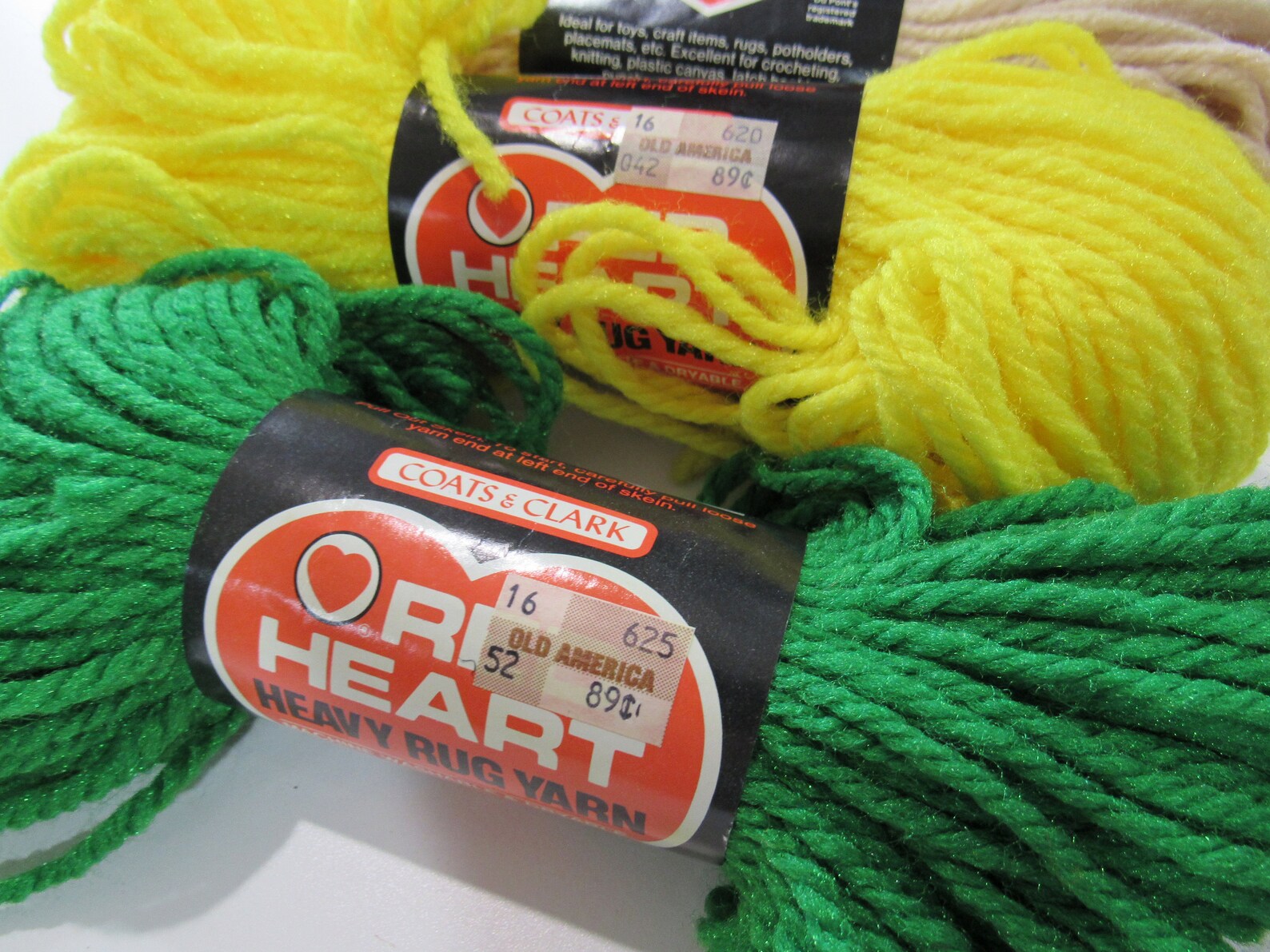 Vintage RUG Yarn Red Heart 3 Strand Bulky Rug Yarn Vintage Etsy