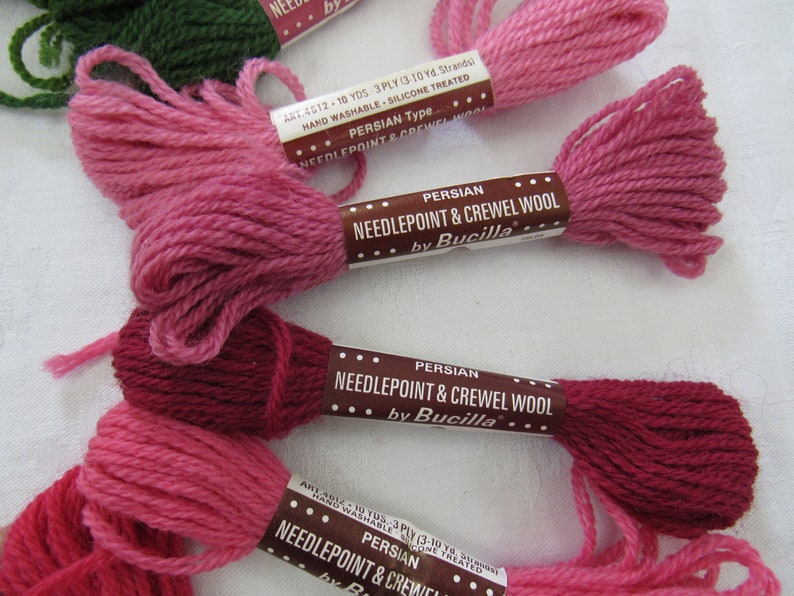 Needlepoint & Crewel Yarn Bucilla 3 Ply Persian Wool Yarn Etsy