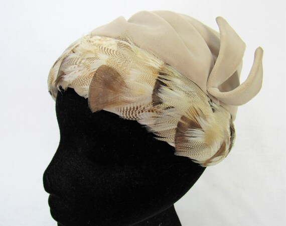 Black Velvet Ribbon Brim Cloche 