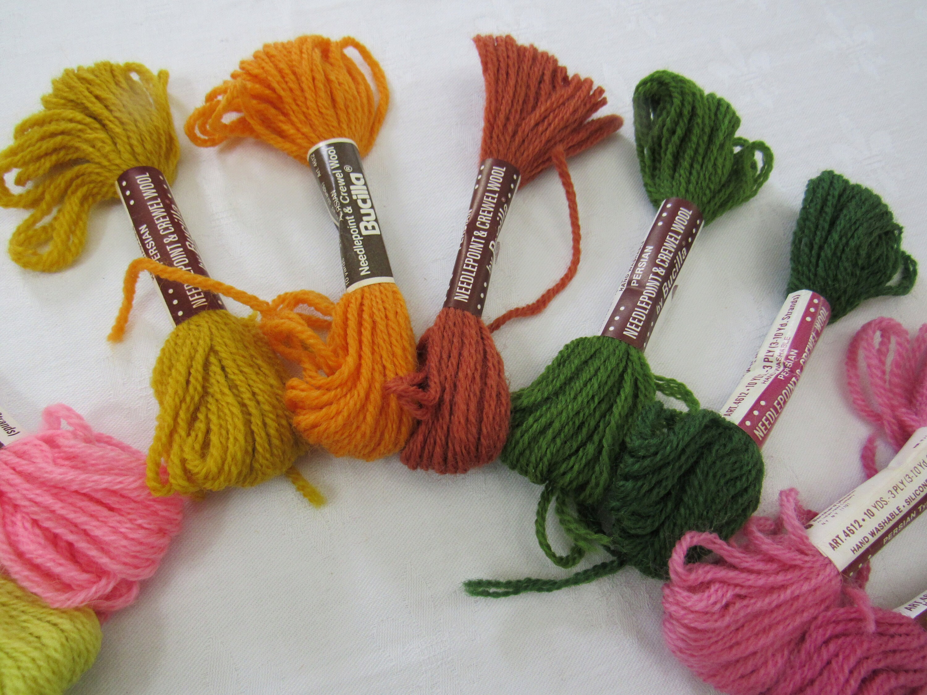 Needlepoint & Crewel Yarn Bucilla 3 Ply Persian Wool Yarn - Etsy UK