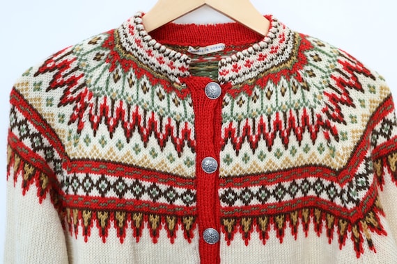 Vintage Wool Cardigan Dale of Norway Style - Wome… - image 2