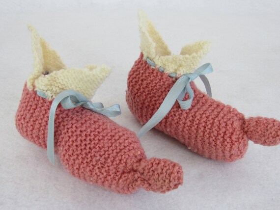 Baby ELF Booties - Vintage 1940s Baby Shoes Handm… - image 7