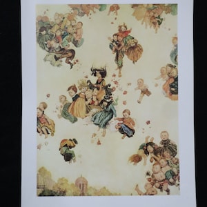 W Heath Robinson Art Print: Vintage Bill the Minder Illustration