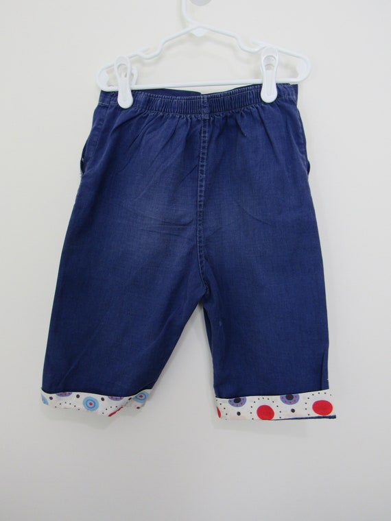 Little Girl's SAILOR Capri Pants Vintage 1970s Na… - image 8