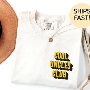 Cool Uncles Club Shirt, Funny Uncle Gift, New Uncle Gift, New Uncle Shirt, Family Gifts, Cool Uncle Shirt, Uncle Announcement, Brother Gift