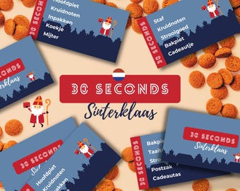 30 Seconds Sinterklaas Game | Printable Dutch Party Game