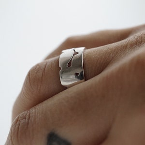 FUSION sterling silver ring image 3