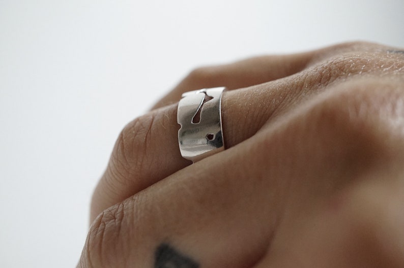 FUSION sterling silver ring image 3