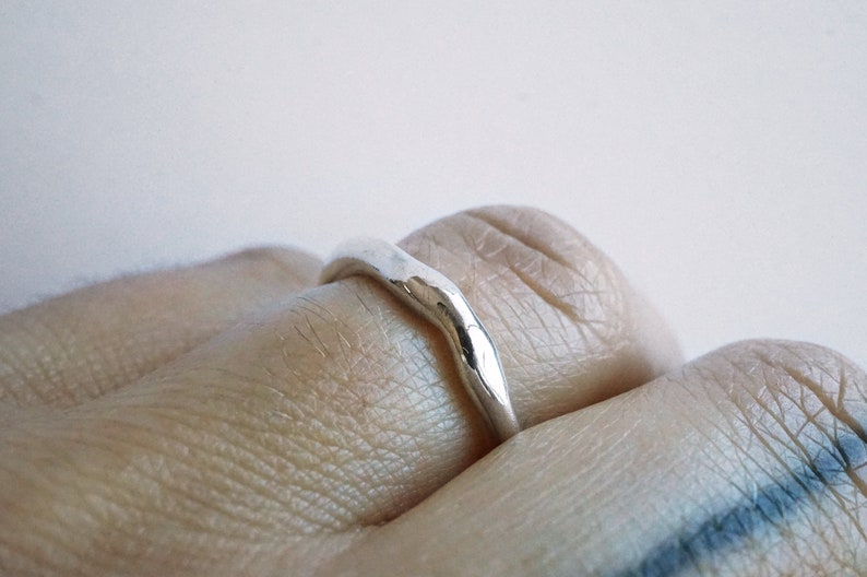 TENDRE METAL sterling silver MOLLE ring image 2