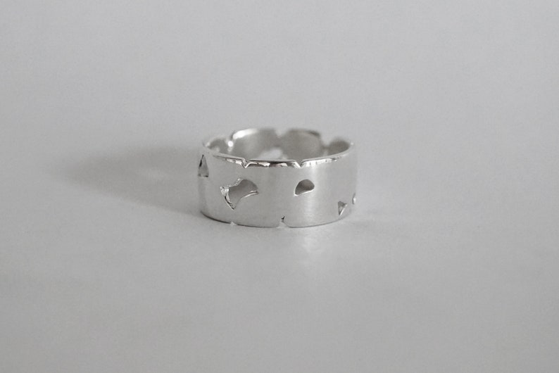 FUSION sterling silver ring image 1