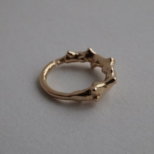 TENDRE METAL st-jacques 14kt yellow gold septum ring image 1