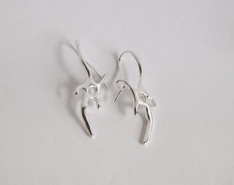 sterling silver VIDE earrings