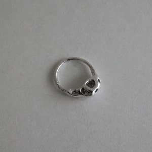 TENDRE METAL sterling silver TRYPO septum ring image 2