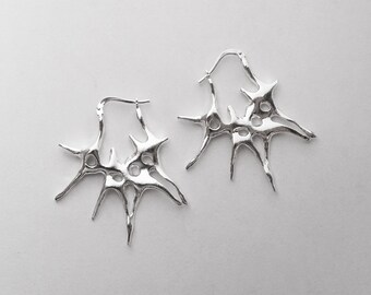 sterling silver SISTERS earrings