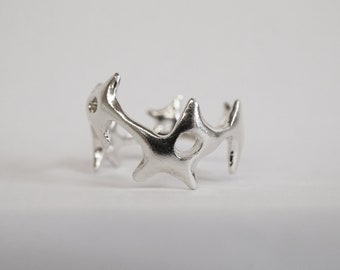 sterling silver ATTACHEMENT ring