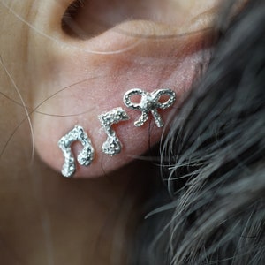 sterling silver studs earrings dranem bag collab image 9