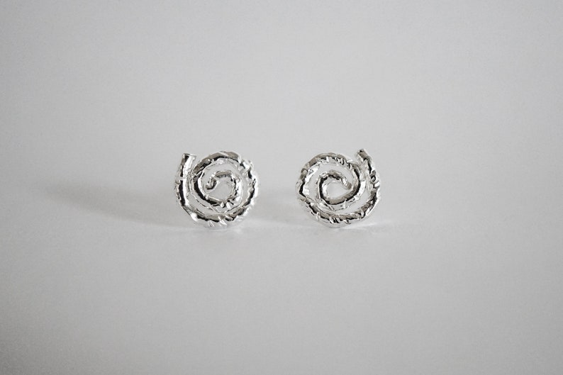 sterling silver studs earrings dranem bag collab image 5