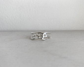 OUBLI sterling silver ring