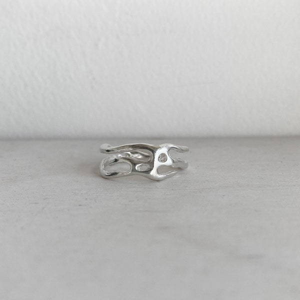 OUBLI sterling silver ring