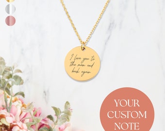 Personalized Message Necklace Custom Quote Gift Create Your Own Necklace Message Jewelry Custom Engraved Gift for Her Personalized Gift