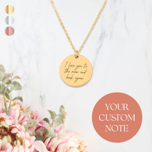 Personalized Message Necklace Custom Quote Gift Create Your Own Necklace Message Jewelry Custom Engraved Gift for Her Personalized Gift