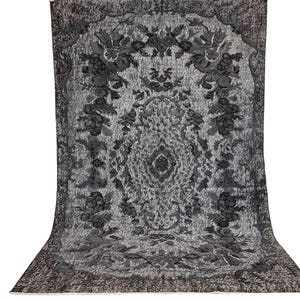 6x9 feet,Turkish Vintage hand-crafted Wool Area Rug,One A Kind Turkish Vintage  Area Rug,Oushak Rug,Bedroom Rug,Handmade Wool Rug,office rug
