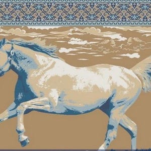 20 x 28インチのタペストリーラグ、馬柄のトルコシルクタブロラグ、織りタブロラグ、壁装飾シルク織りタブロラグ