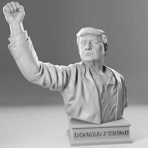Digital File Stl Trump Bust Sculpture