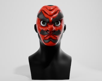 Digital 3D STL File Urokodaki Mask Demon Slayer
