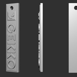 Gekko Name Tag
