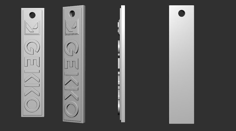 Gekko Name Tag