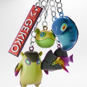 Valorant Gekko keychain