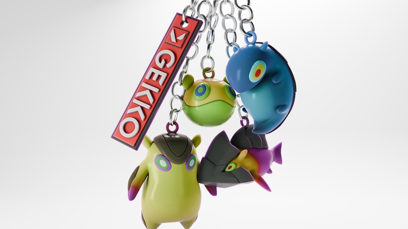 Valorant Gekko keychain