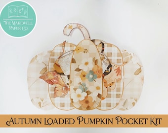 Kit de diario de bolsillo con calabazas otoñales (imprimible)