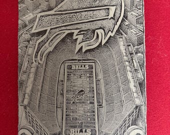 Buffalo Bills Slate Engraving | Game Day Cheese Board, Platter, or Wall Art