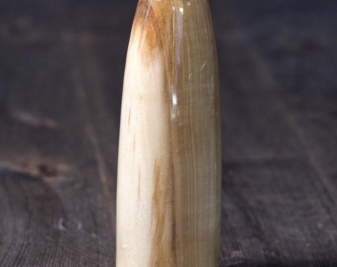UNIQUE Handcrafted Luxury Poplar Wood Vase, Unique Wooden Art, Epoxy Resin Vase, Art Woodworks, Housewarming Gift, named Poplar Obelisk