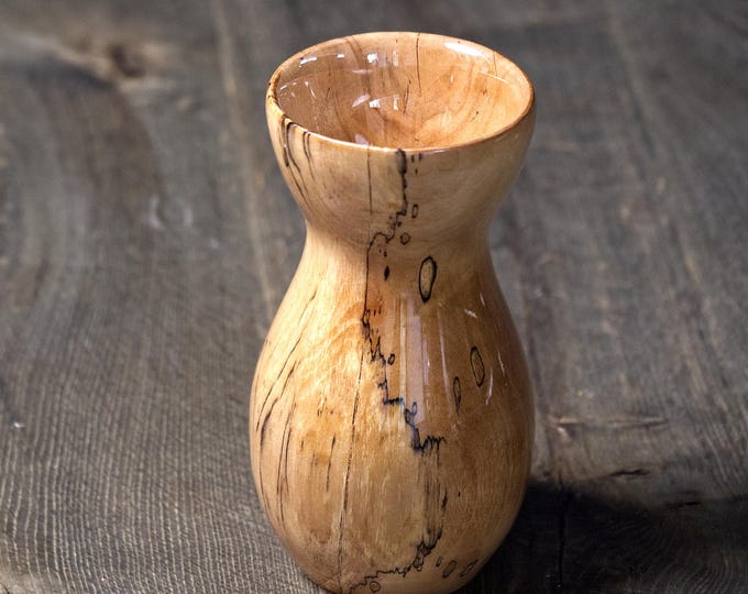 UNIQUE Handcrafted Luxury Elm Wood Vase, Gloss Wood Vase, Epoxy Resin Vase, Unique Gift For Mom, Birthday Gift, named Falling Rocks