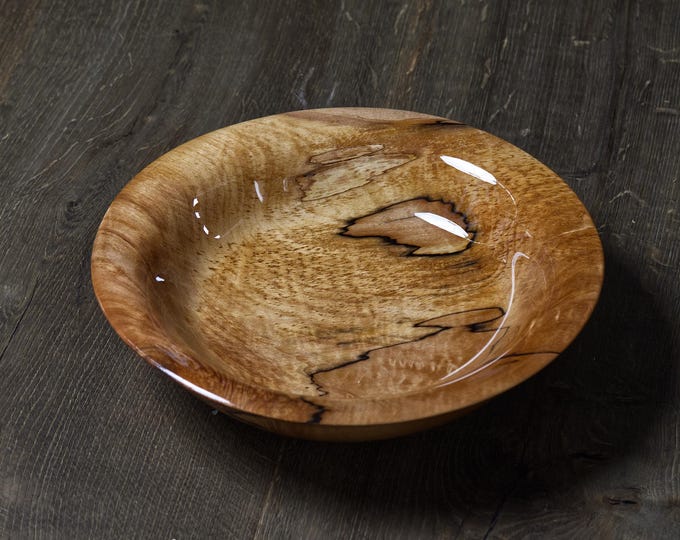 Luxury Handmade Elm Wood Bowl, Gift For Wife, Vintage Kitchen Art, Unique Gift For Mum, Birthday Gift, New Mom Gift, named The Pesimist