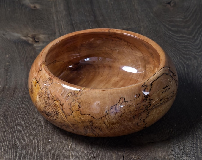 Luxury Handmade Elm Wood Bowl, Gifts For Her, Unique Centerpiece, New Mom Gift, New Homeowner Gift, named Onto An Autumn Island