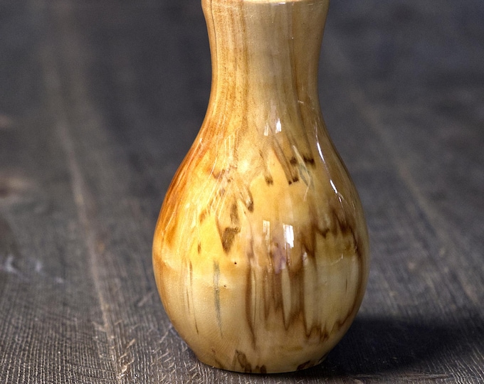 UNIQUE Handcrafted Luxury Maple Wood Vase, Modern Kitchen Art, Unique Wooden Art, Birthday Gift, Gift For Wife, named Eye Of Sauron