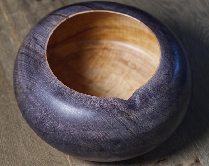 Large Salad Bowl From Elm Wood, Mid Century Modern, Unique Gift For Mum, Salad Wood And Spoon, Wooden Salad Bowl, named The Best Way Out