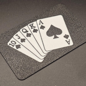 Royal Flush Poker Dealer Cut Card